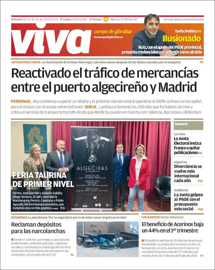 Portada de Viva Campo de Gibraltar (Espa&ntilde;a)