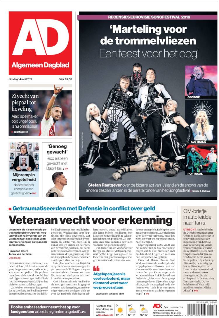 Portada de AD (Pa&iacute;ses Bajos)