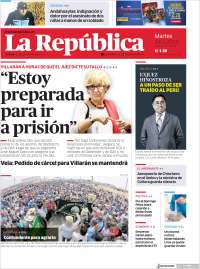 Portada de La Republica (Per&uacute;)