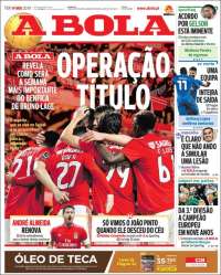 Portada de A Bola (Portugal)