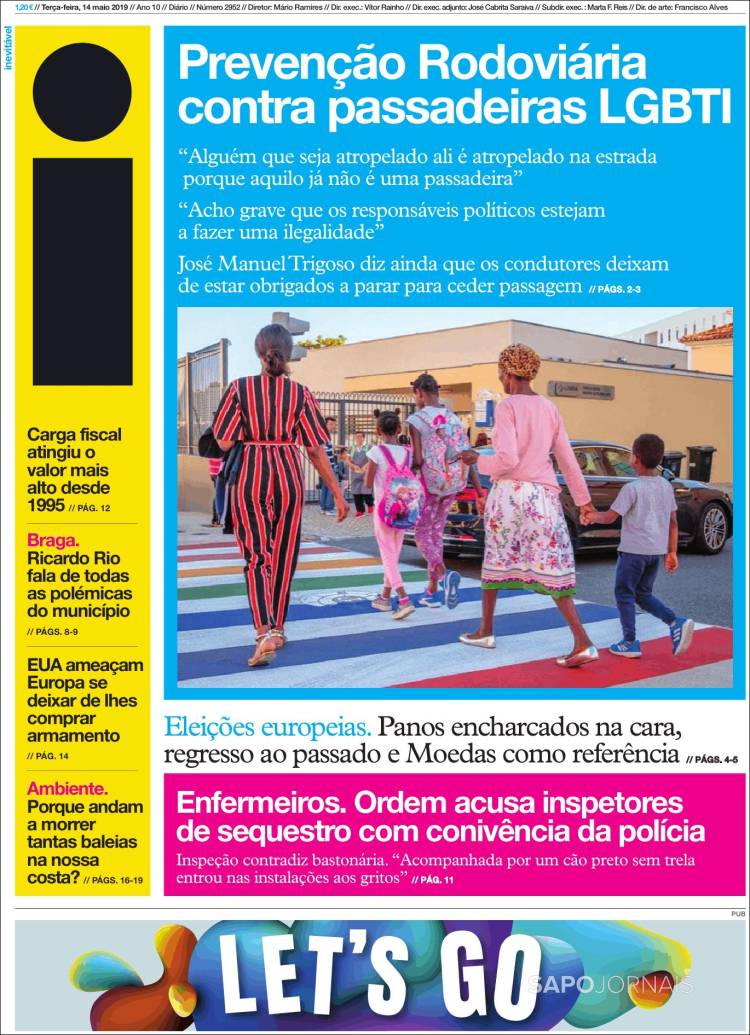 Portada de I - informação (Portugal)