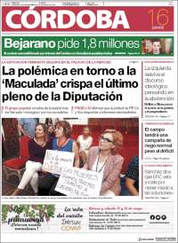 Portada de Diario de Córdoba (España)