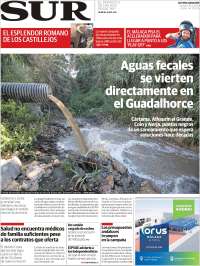 Portada de Diario el Sur (España)