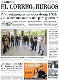 Portada de El Correo de Burgos (Spain)