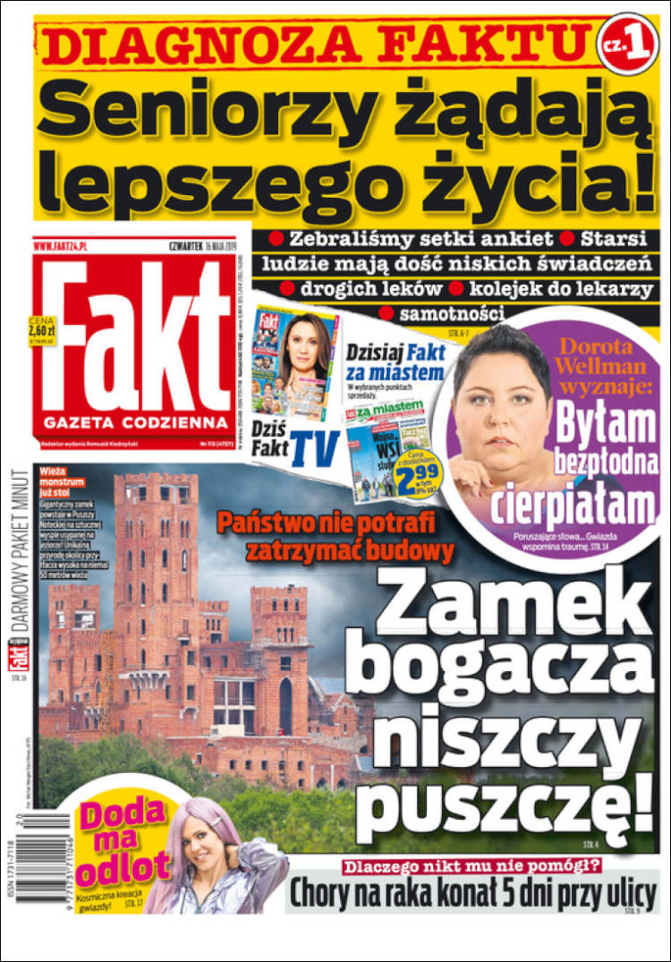 Portada de Fakt (Polonia)
