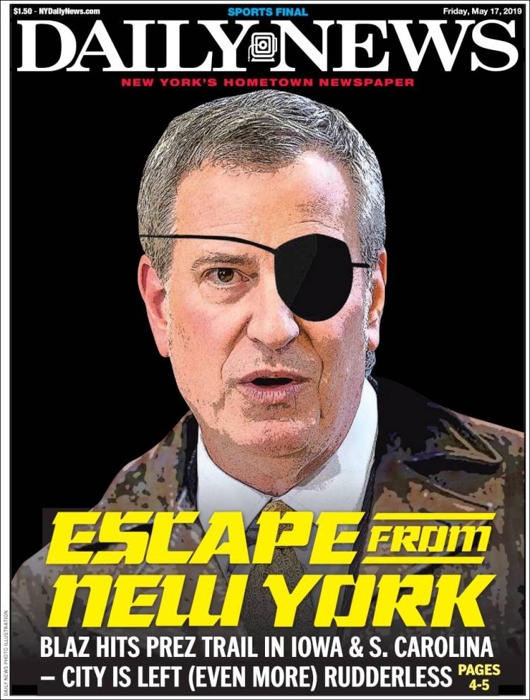 Portada de Daily News - New York (USA)