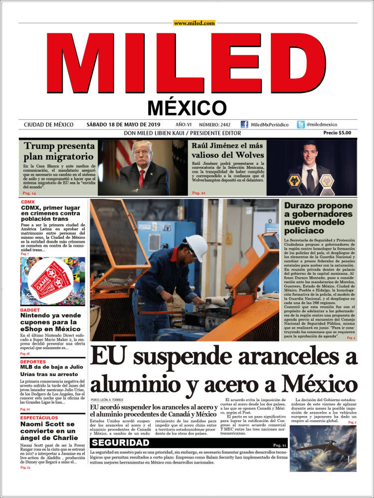 Portada de Miled (México)