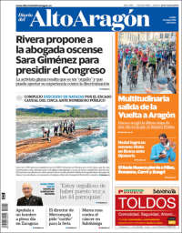 Portada de Diario del AltoAragón (Spain)