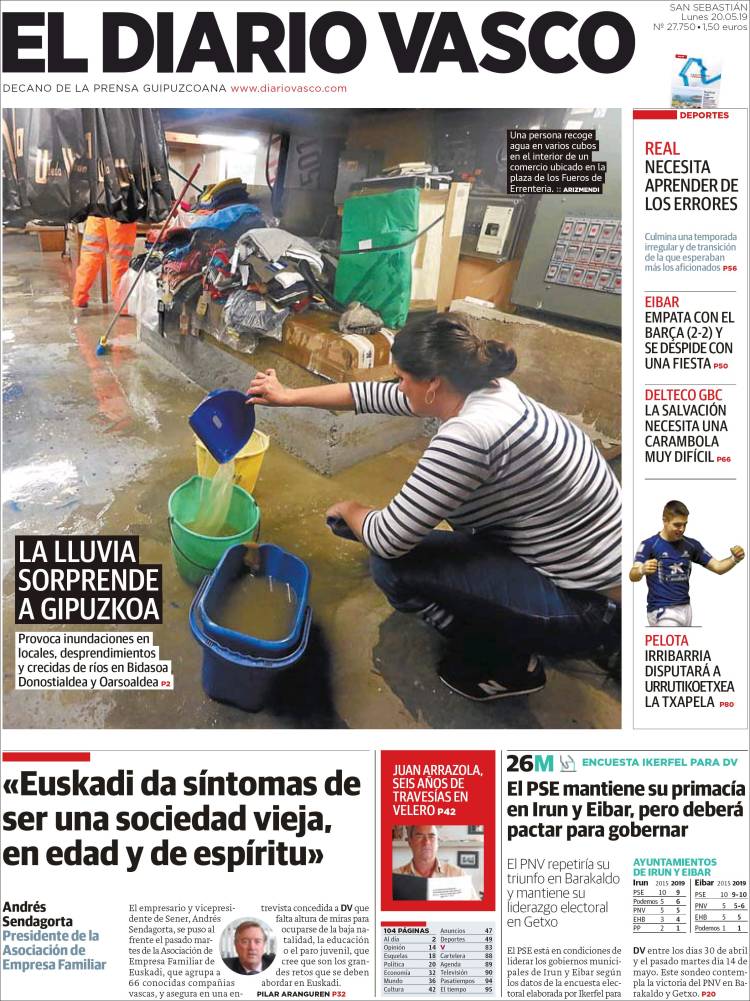 Portada de Diario Vasco (Spain)