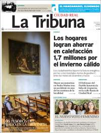 Portada de La Tribuna de Ciudad Real (España)