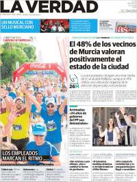 Portada de La Verdad de Murcia (Spain)