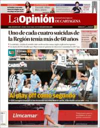 Portada de La Opinión de Murcia (España)