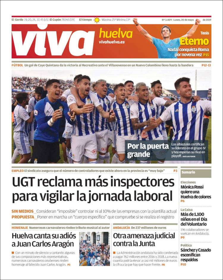 Portada de Viva Huelva (Spain)