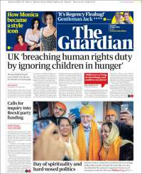 Portada de The Guardian (Reino Unido)