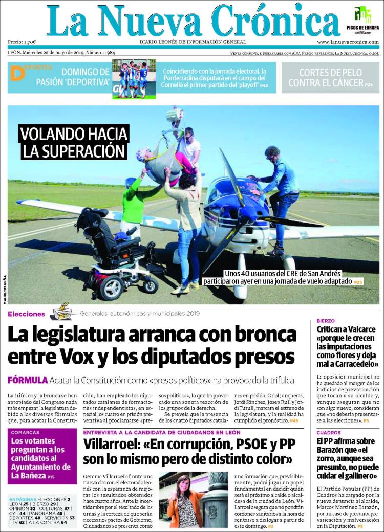 Portada de La Nueva Crónica (Espa&ntilde;a)