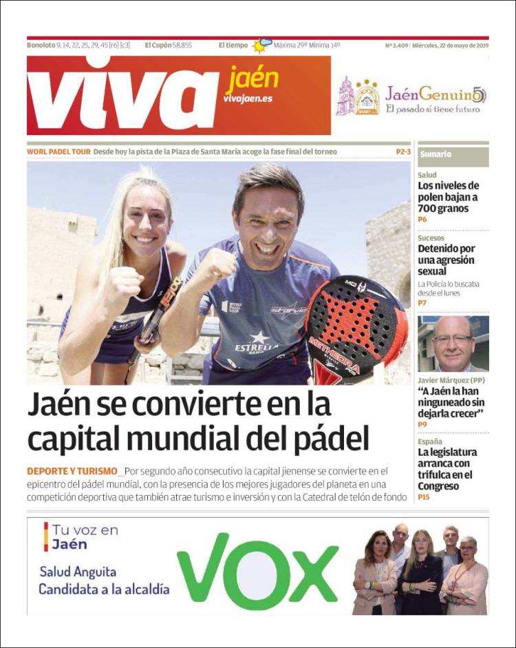 Portada de Viva Jaén (España)