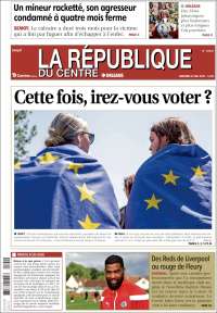 Portada de La République du Centre (Francia)