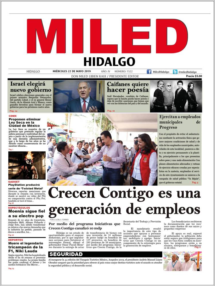 Portada de Miled - Hidalgo (México)