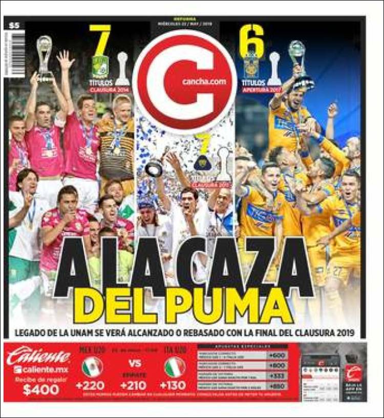 Portada de Cancha (México)