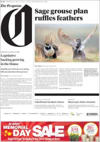 Portada de The Oregonian (États-Unis)