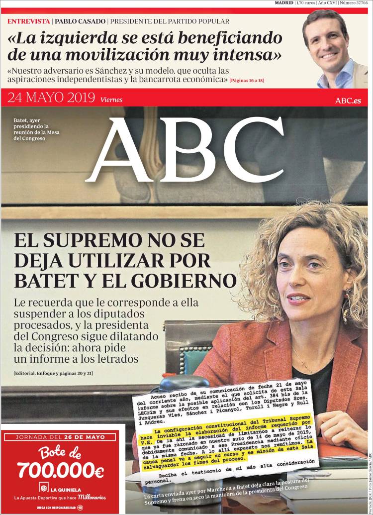 Portada de ABC (Spain)