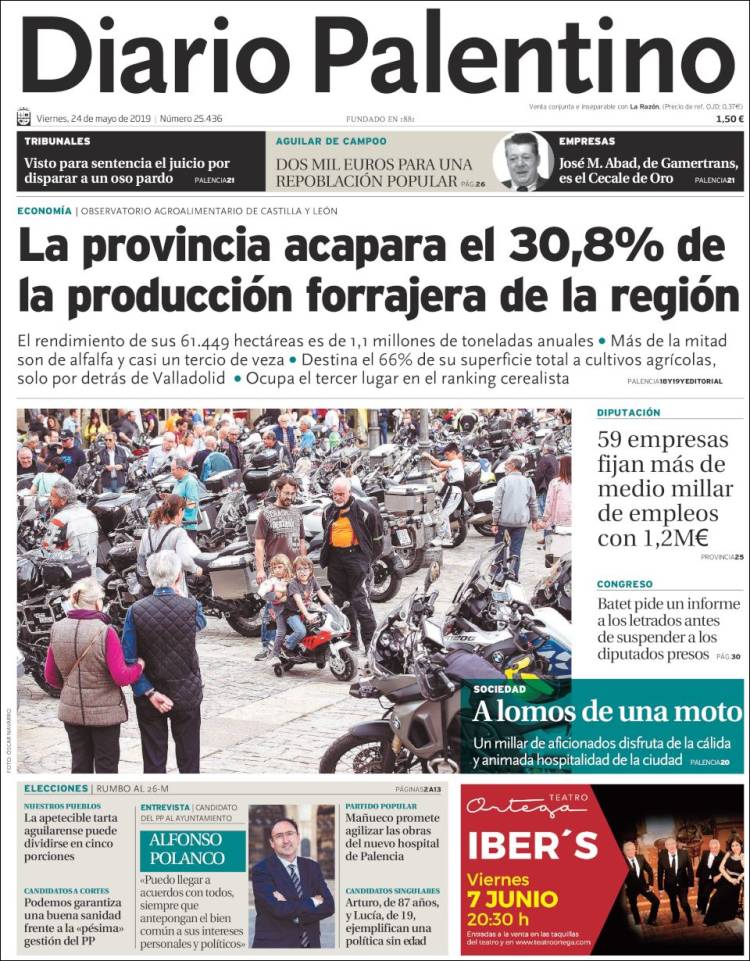 Portada de Diario Palentino (Spain)