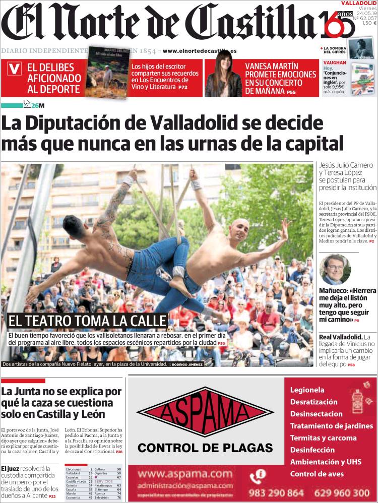 Portada de Norte de Castilla - Valladolid (Spain)