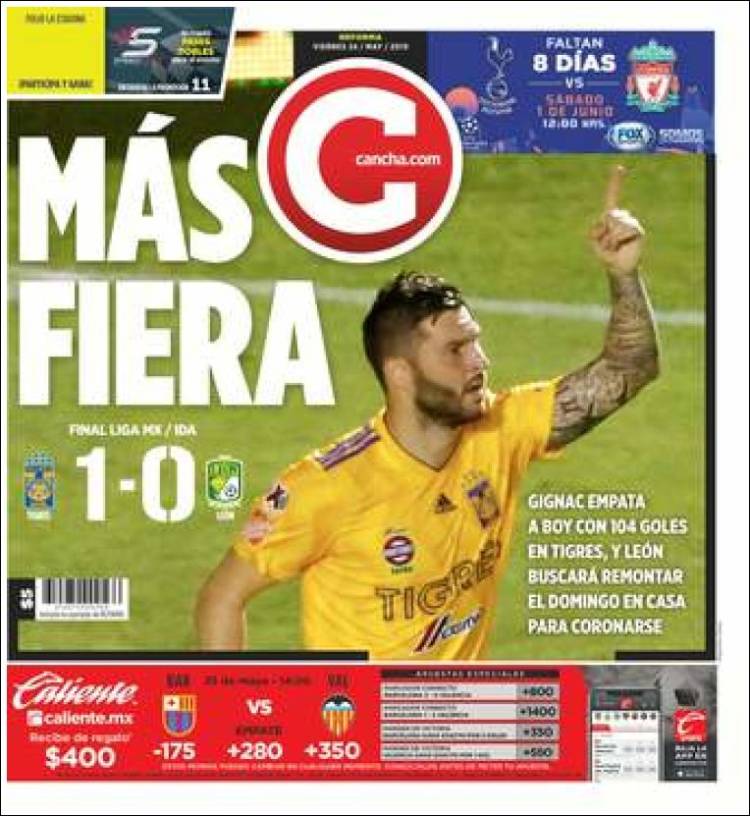 Portada de Cancha (M&eacute;xico)