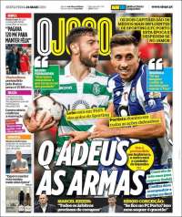 Portada de O Jogo (Portugal)