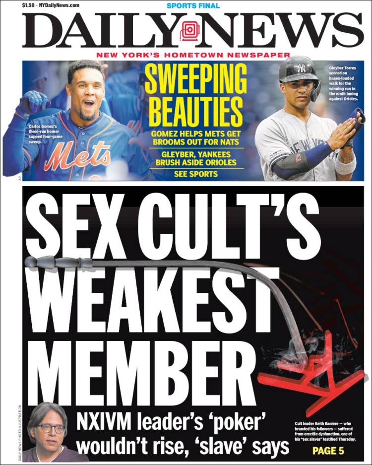 Portada de Daily News - New York (USA)