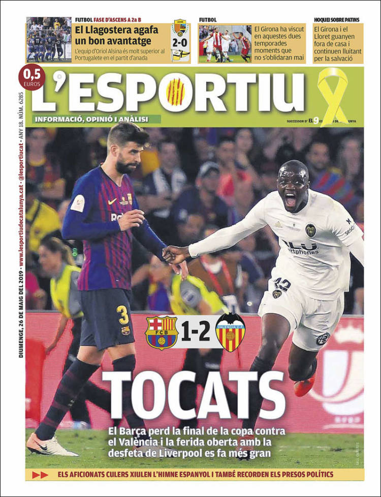 Portada de L'Esportiu : Girona (España)