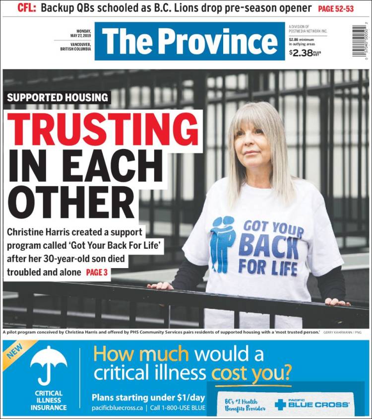 Portada de The Province (Canada)