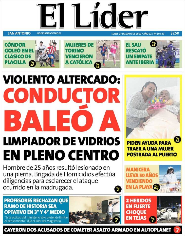 Portada de Lider de San Antonio (Chile)