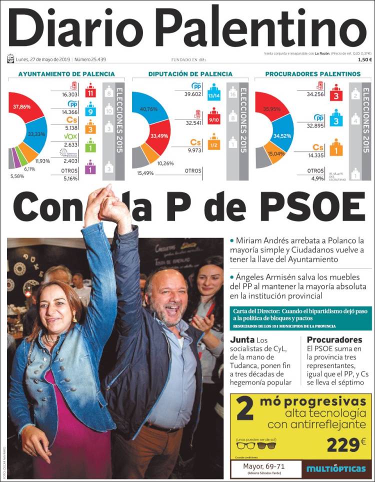Portada de Diario Palentino (Espa&ntilde;a)