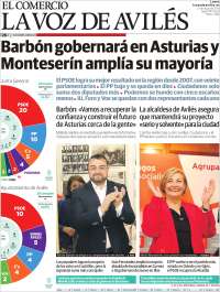 Portada de El Comercio - Avilés (Espa&ntilde;a)