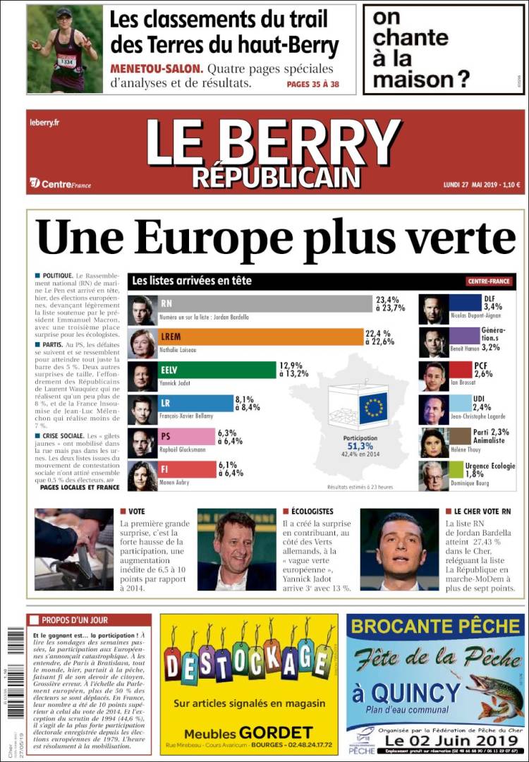 Portada de Berry Republicain (France)