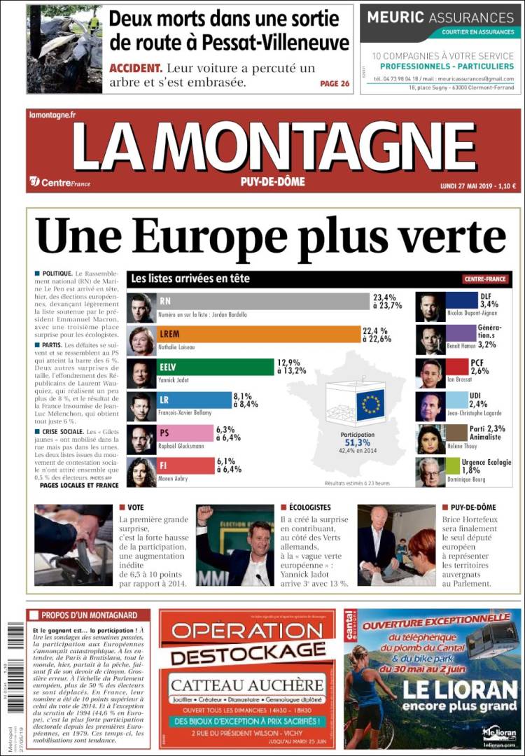 Portada de La Montagne (France)