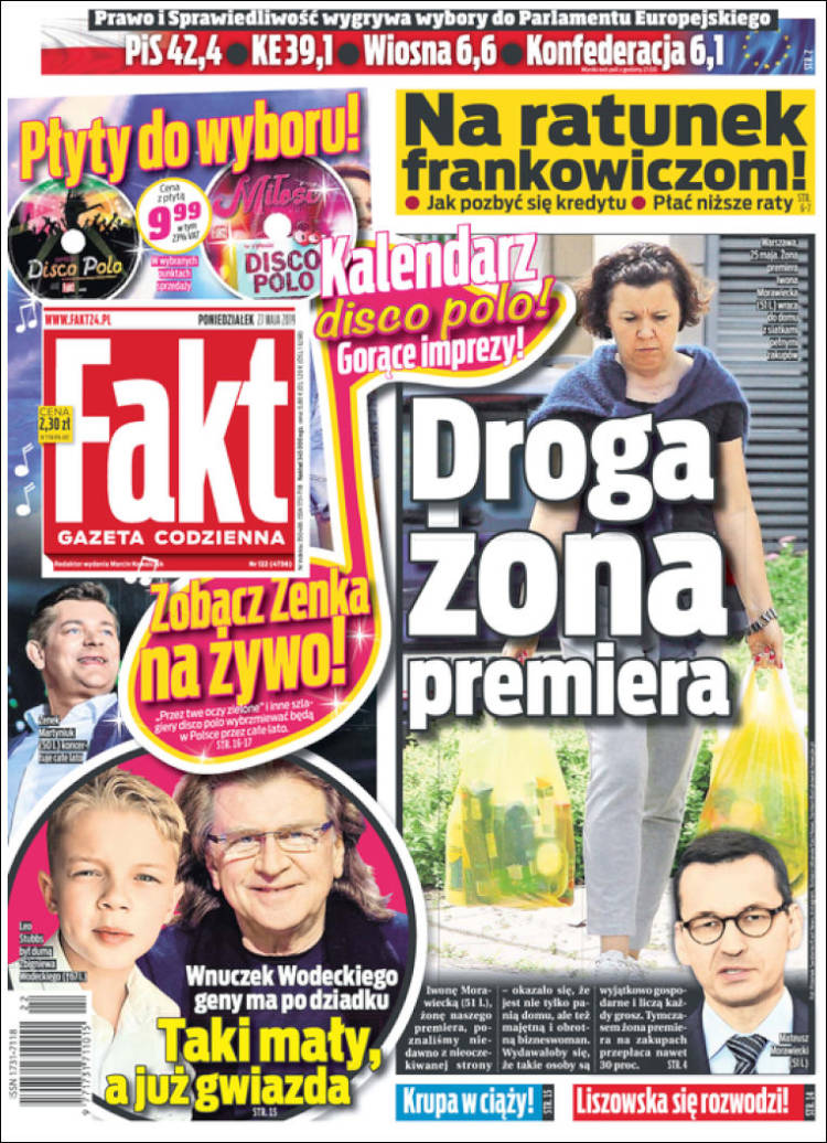 Portada de Fakt (Polonia)