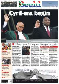 Portada de Beeld (South Africa)