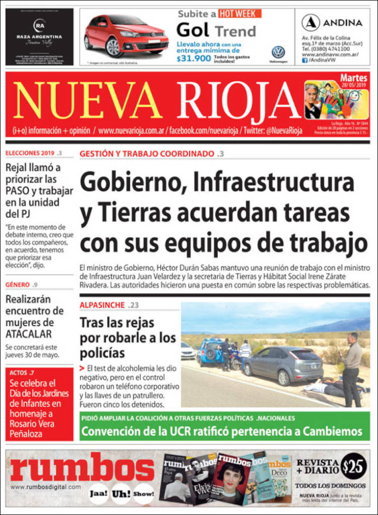 Portada de Nueva Rioja (Argentina)