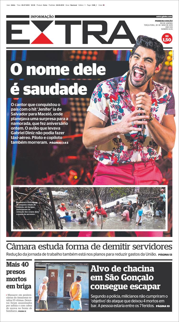 Portada de Extra (Brasil)