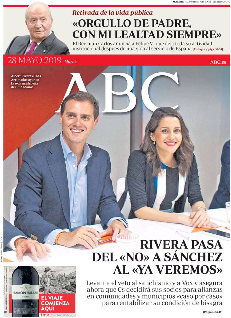 Portada de ABC (España)