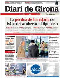 Portada de Diari de Girona (España)