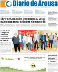 Portada de Diario de Arousa (España)