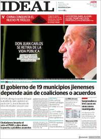 Portada de El Ideal de Jaén (España)