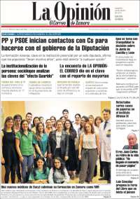 Portada de La Opinión - El Correo de Zamora (España)