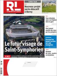 Portada de Le Republicain Lorrain (Francia)