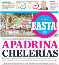 Portada de Diario Basta (México)