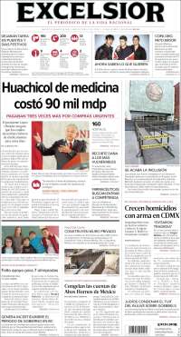 Portada de Excelsior (México)