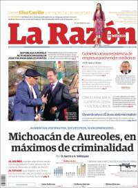 Portada de La Razón (México)